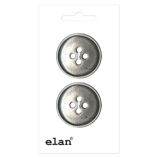 ELAN 4 Hole Button - 25mm (1) - 2 count