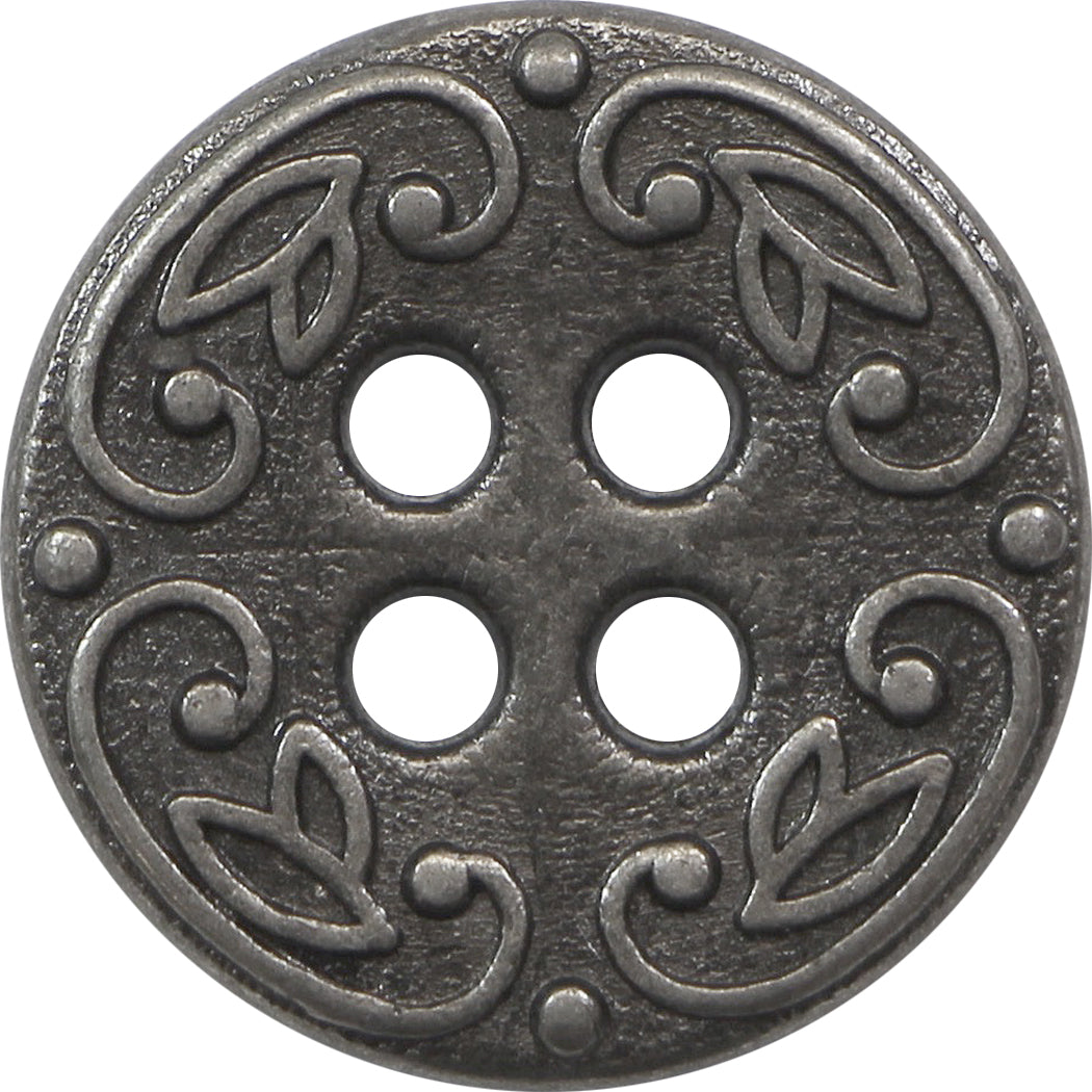 ELAN 4 Hole Button - 15 mm (5/8inch) - 3 count - unpackaged view