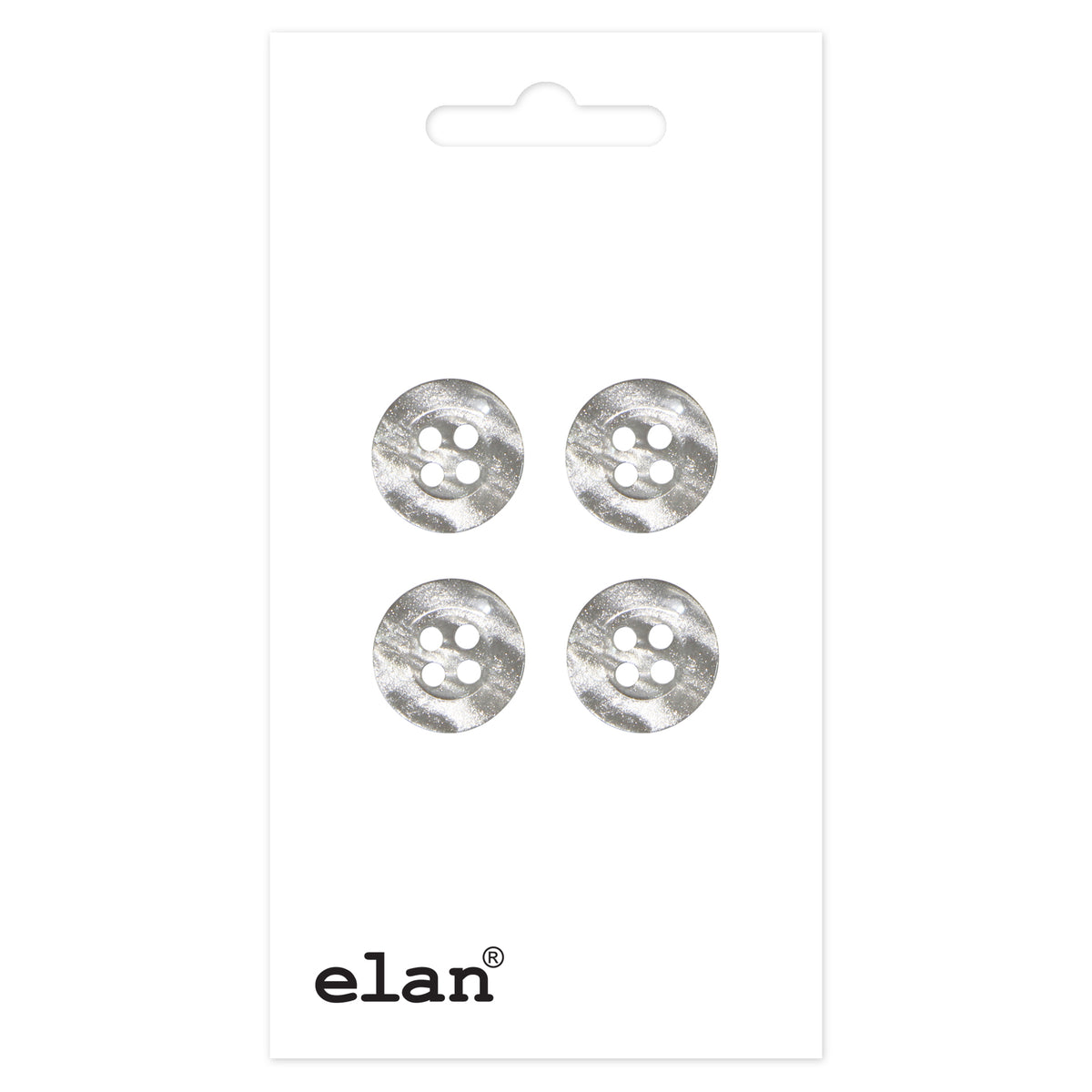 ELAN 4 Hole Button 13 mm (1/2 in), 4 Count