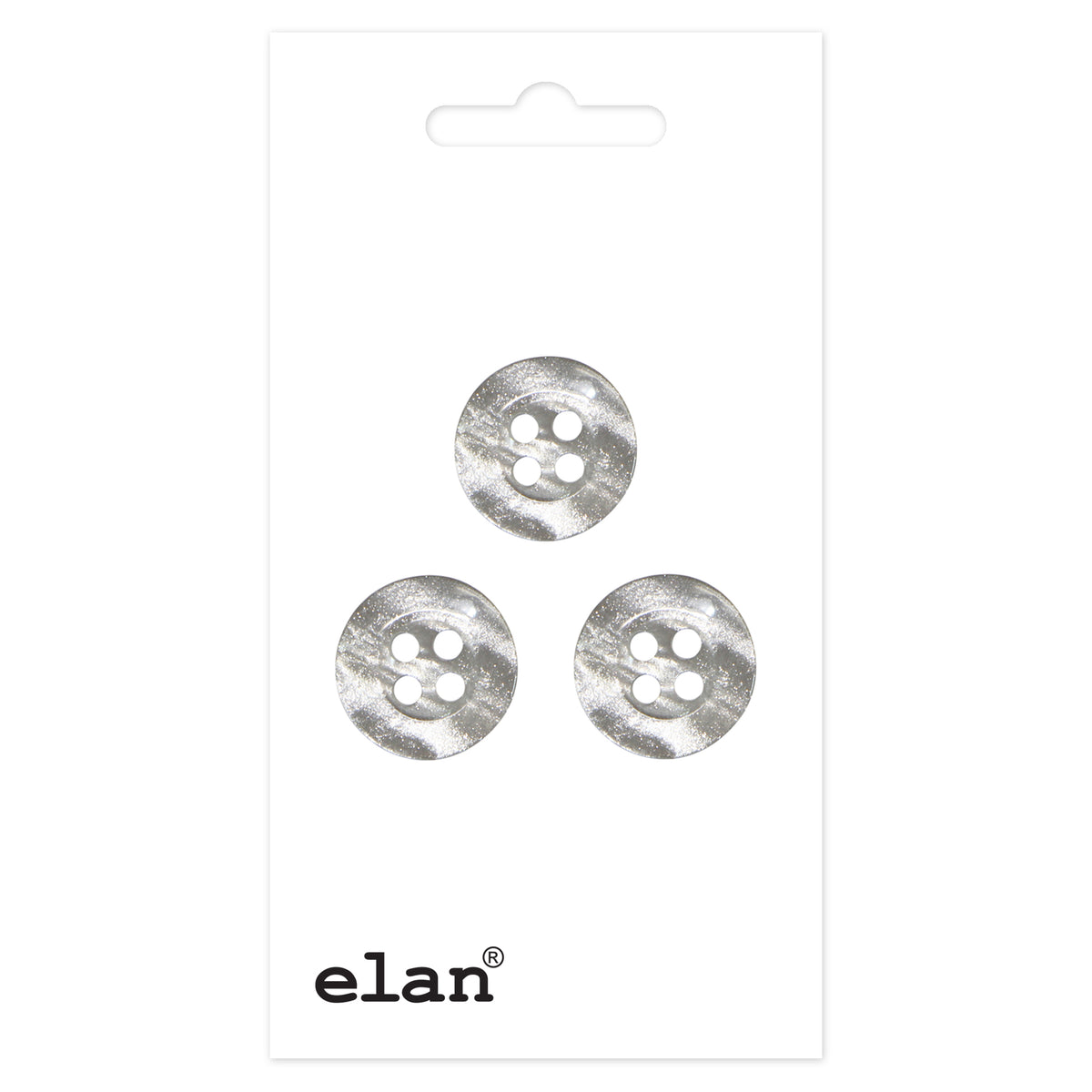 ELAN 4 Hole Button 15 mm (5/8 in), 3 Count
