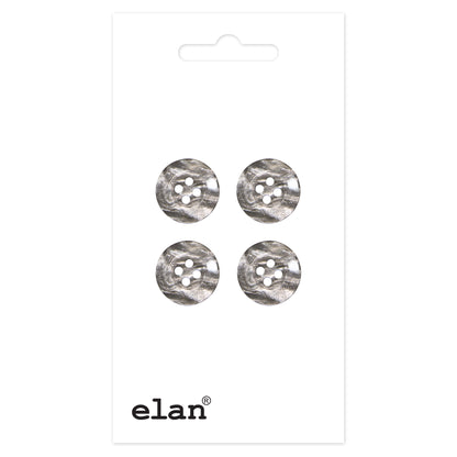ELAN 4 Hole Button 13 mm (1/2 in), 4 Count