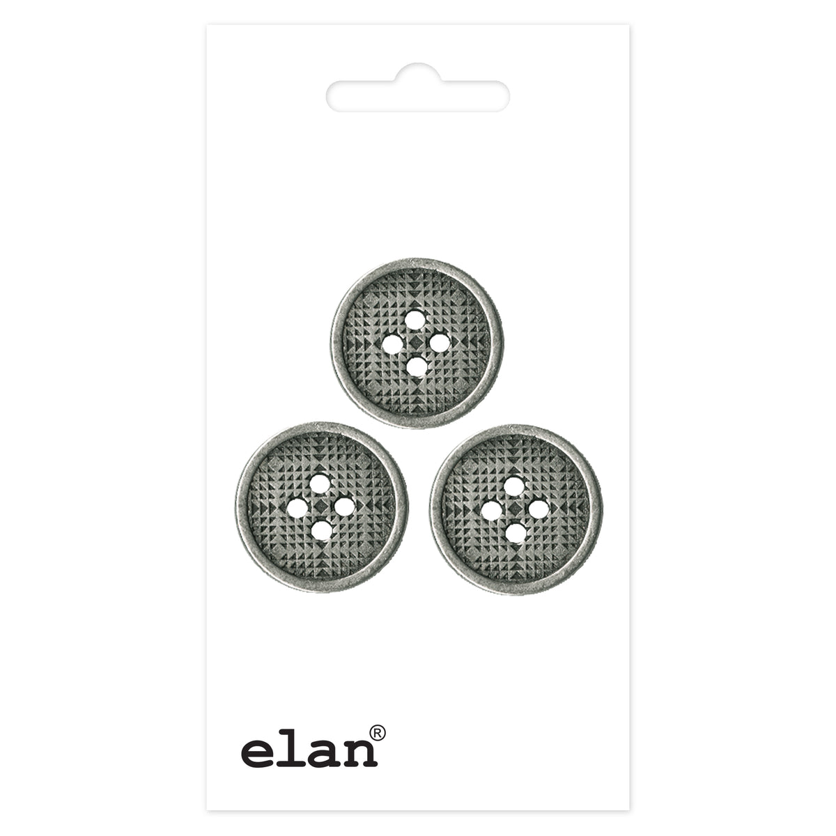 ELAN 4-Hole Buttons — 18 mm (3/4 in.) — 3 Pack