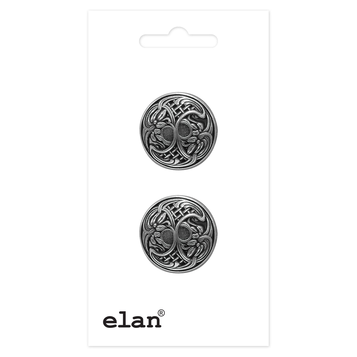 ELAN shank buttons, 19 mm (3/4 in.), 2-count