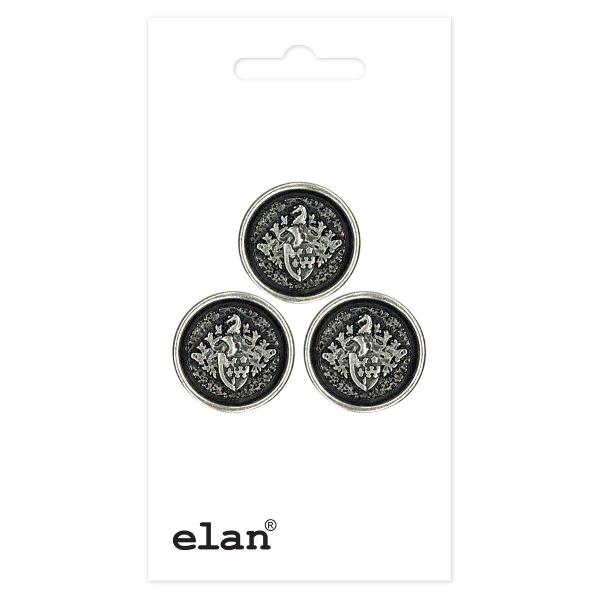 ELAN Shank Button - 18 mm (3/4 in.) - 3 count