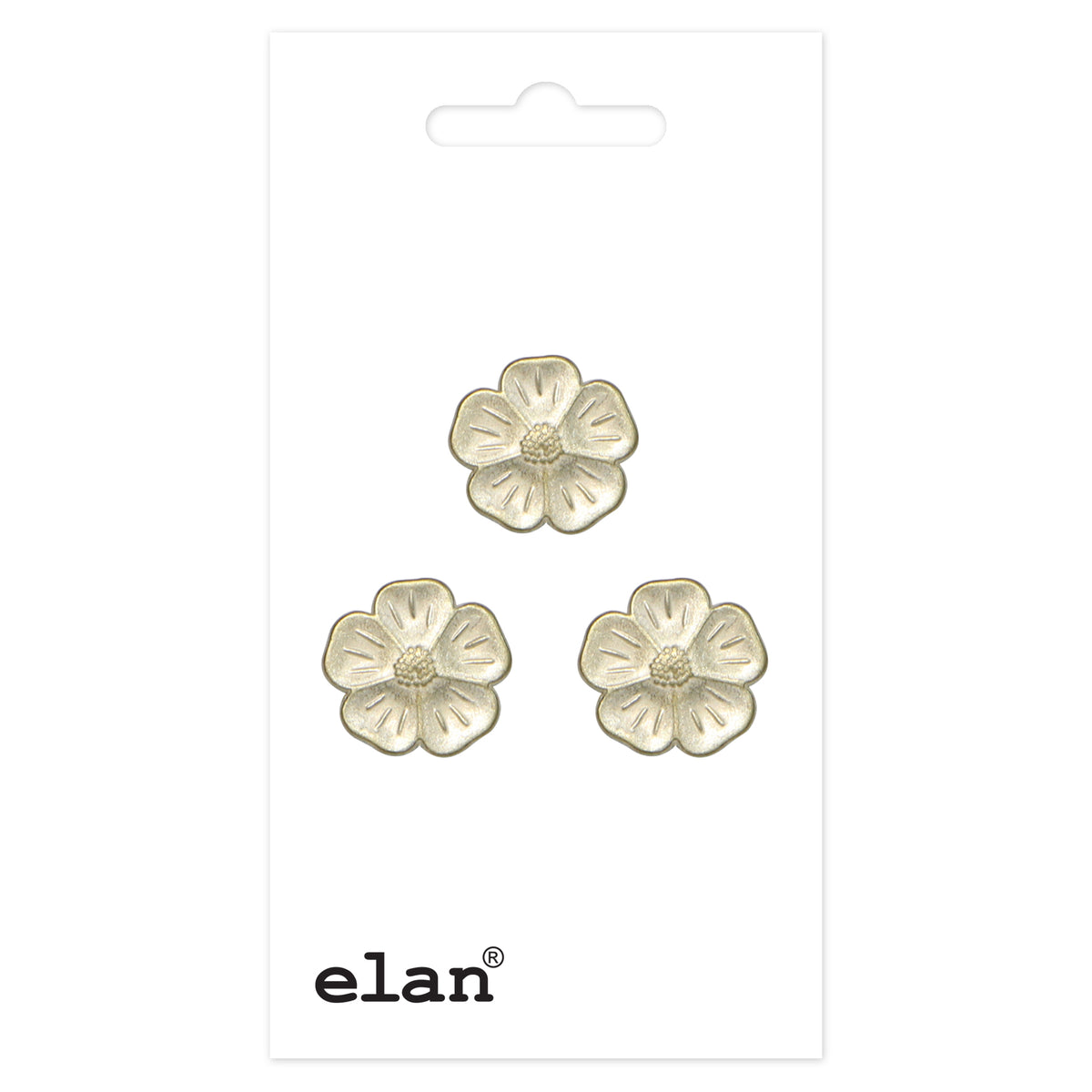 ELAN Shank Button 15 mm (5/8 in), 3 Count