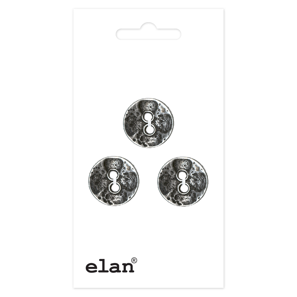 ELAN 2 Hole Button 15 mm (5/8 in), 3 Count