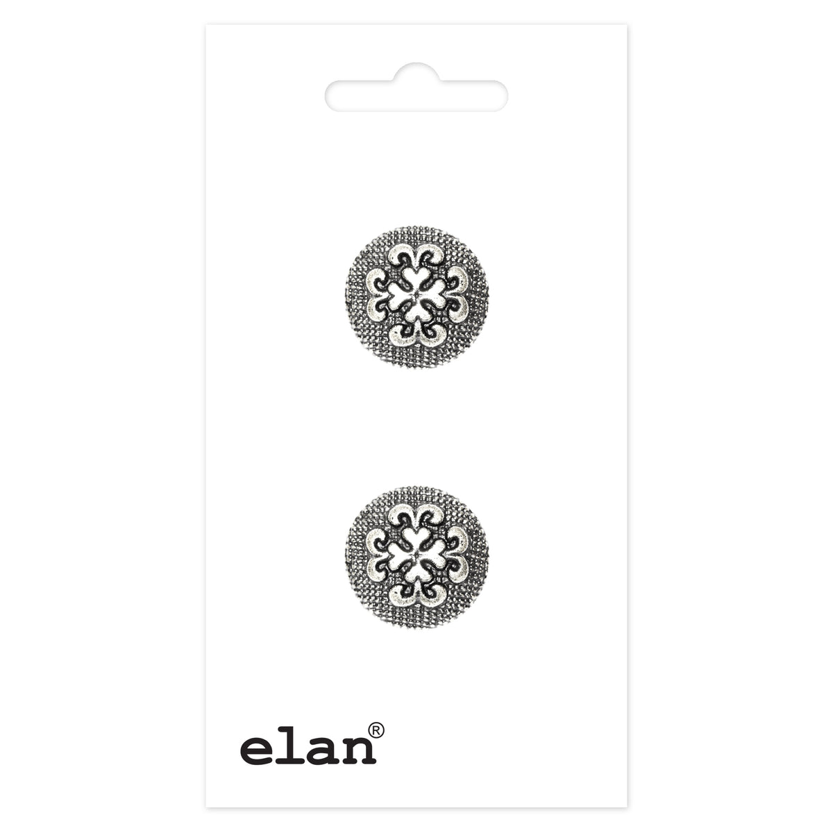 ELAN Shank Button - 15 mm (5/8inch) - 2 count - packaged product view