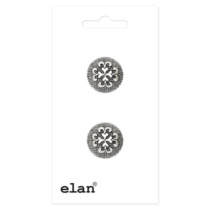 ELAN Shank Button - 15 mm (5/8inch) - 2 count - packaged product view