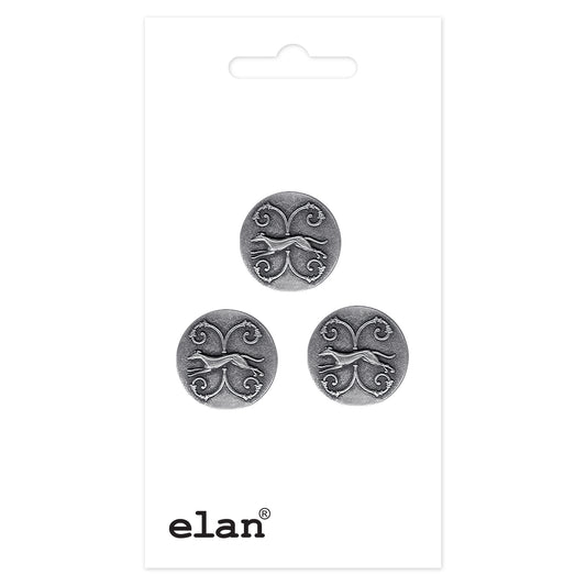 ELAN Shank Button 15 mm (5/8 in.) - 3 count