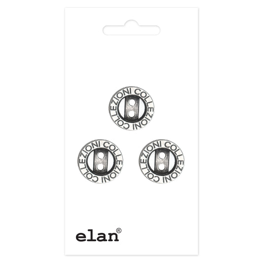 ELAN 2-Hole Button 15 mm (5/8 in) 3 Count