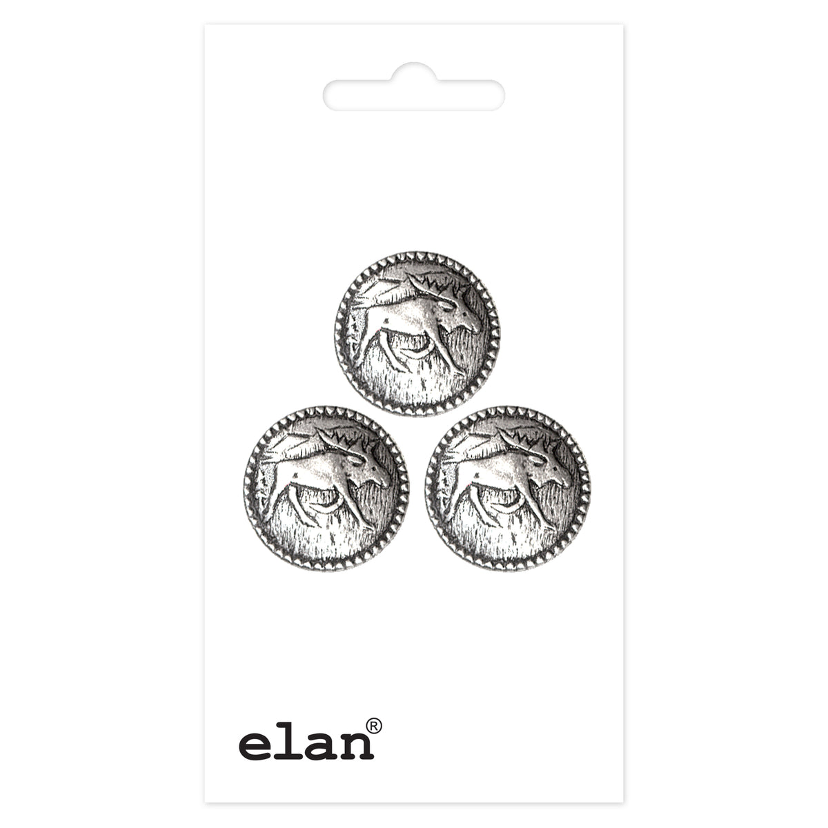 ELAN Shank Button 18 mm (3/4 in) 3 Count