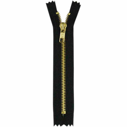 COSTUMAKERS Denim Closed End Zipper 15cm (6") - Black - 1716