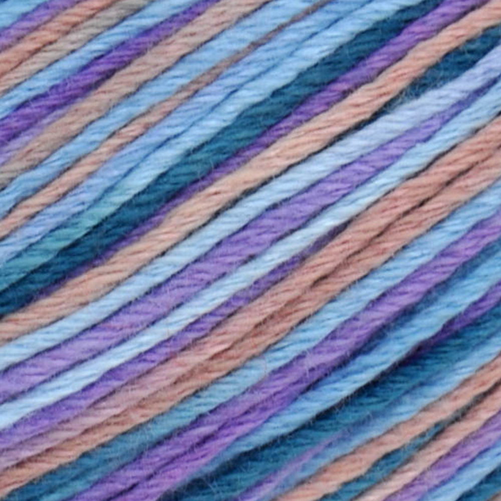 UNIVERSAL YARN Bamboo Pop Cotton-Bamboo DK Yarn, 100 g/292 yd, Blueberry Swirl