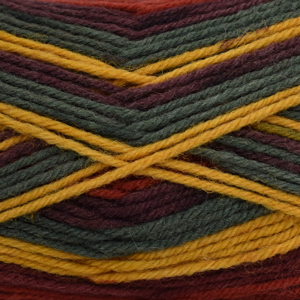 UNIVERSAL Deluxe Stripes #1785 Yarn 100 G 218 Yd Cornucopia