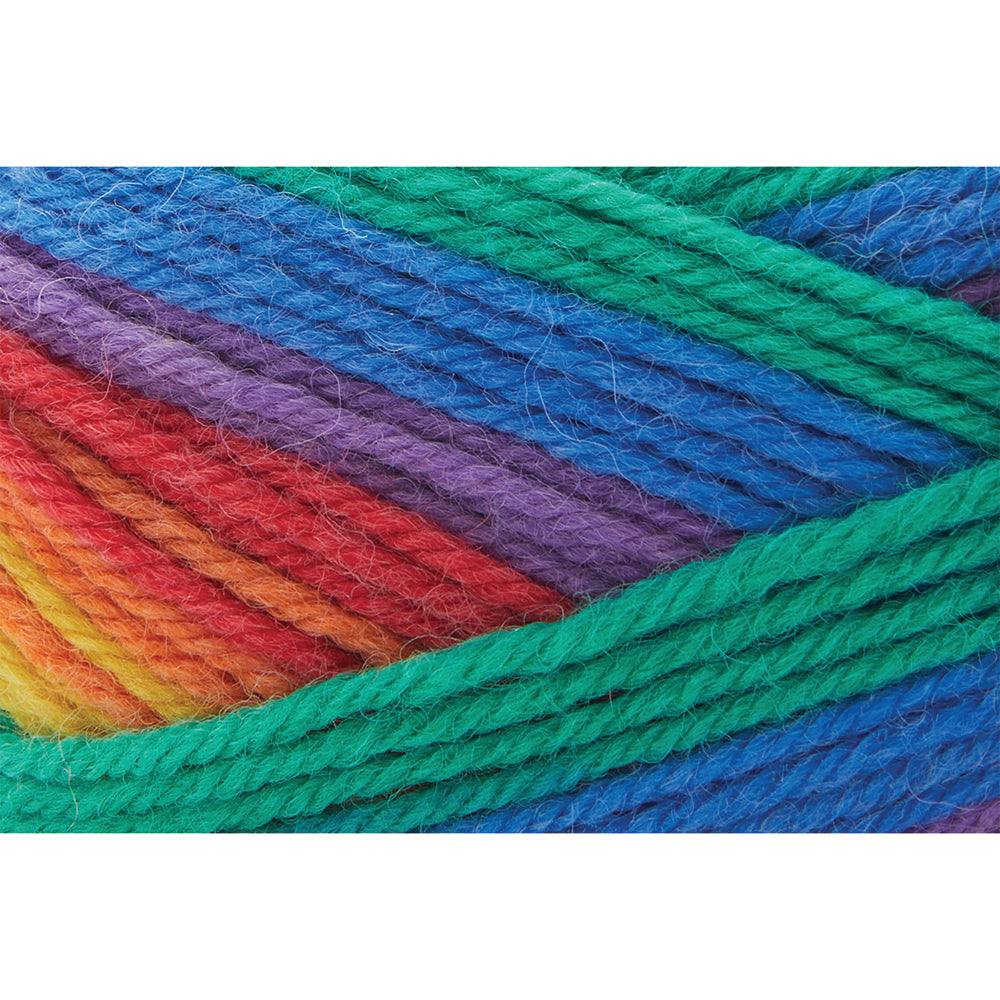 UNIVERSAL Deluxe Stripes #1785 Yarn 100 G 218 Yd Crayon Box