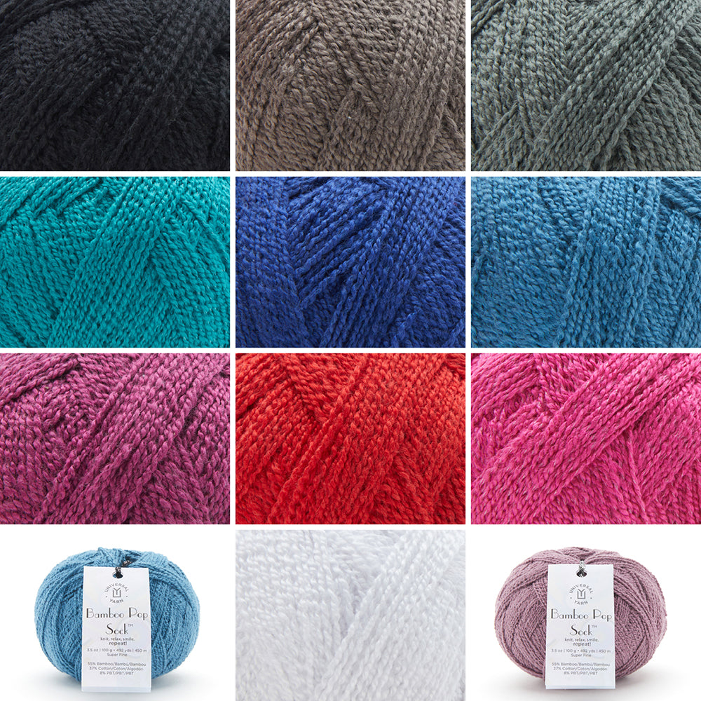 UNIVERSAL Bamboo Pop Sock Bright Taste Pack assorted