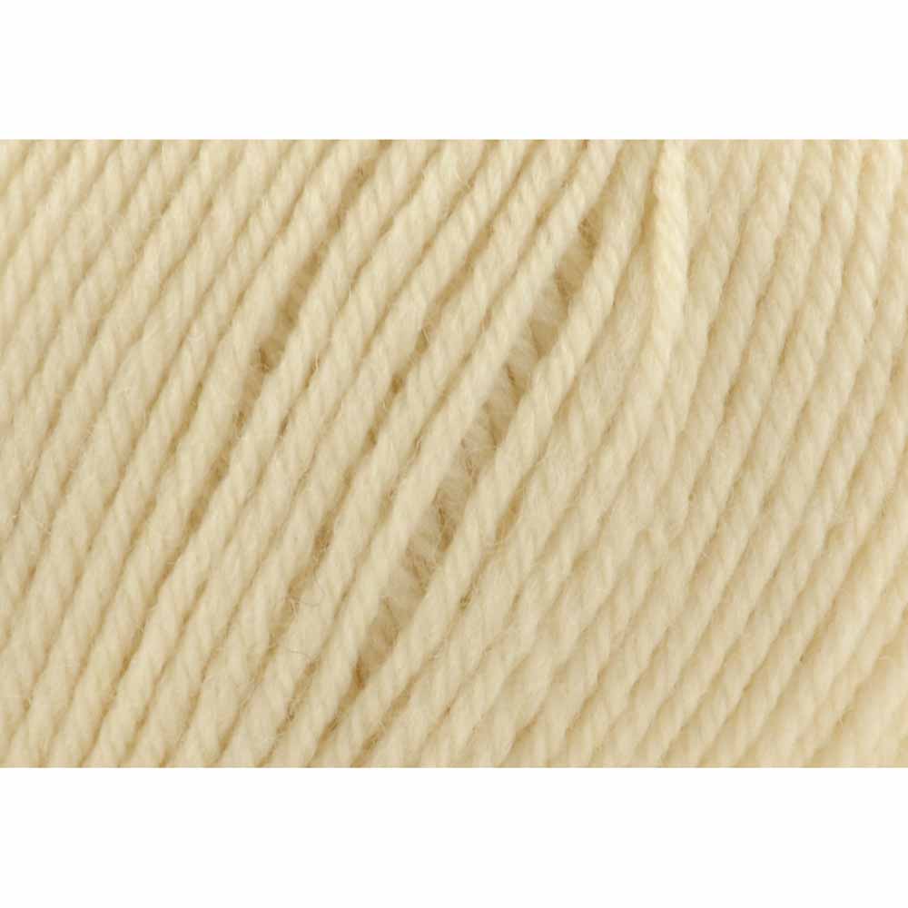 UNIVERSAL Deluxe Worsted Superwash wool yarn Cream, 100 g / 199 m (218 yd)