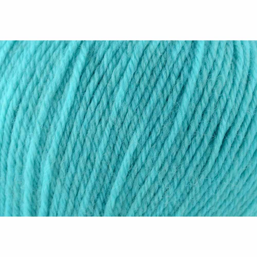 UNIVERSAL Deluxe Worsted Superwash wool yarn Turquoise, 100 g / 199 m (218 yd)