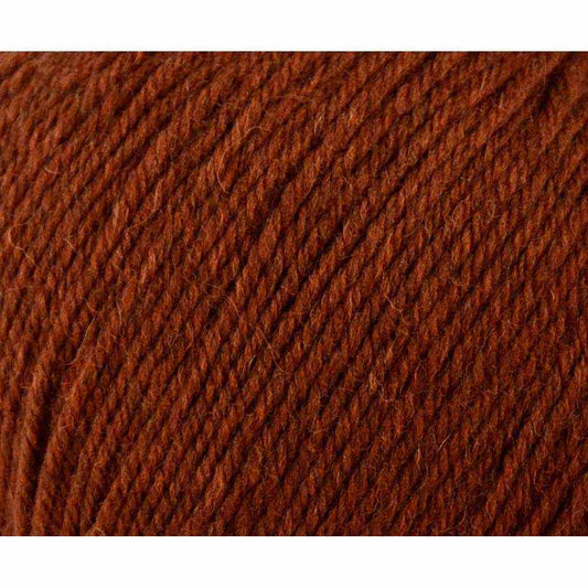 UNIVERSAL Deluxe Worsted Superwash wool yarn Rust Heather, 100 g / 199 m (218 yd)
