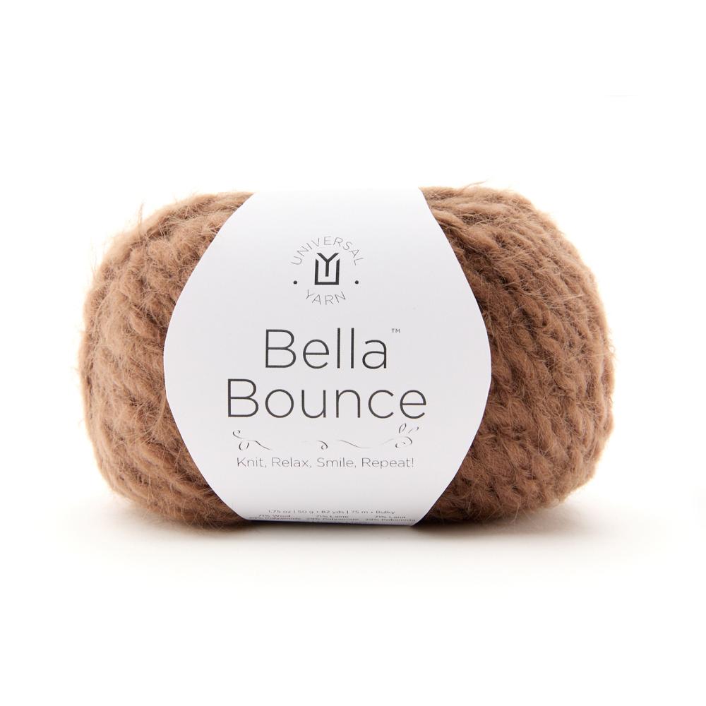 UNIVERSAL Bella Bounce #1801 Yarn - 50g - Bulky Weight 5 - 75m (82yds) - Milk Tea