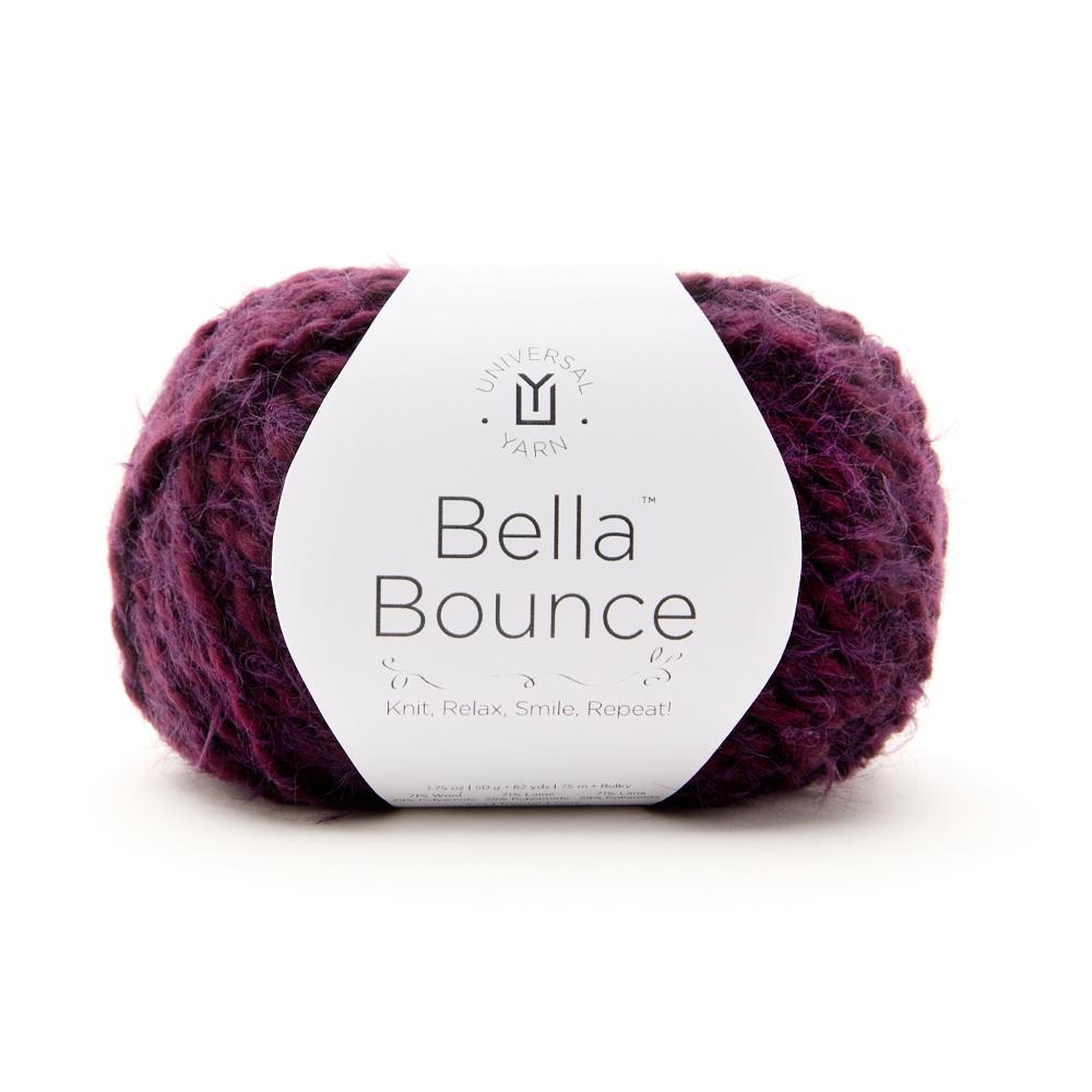 UNIVERSAL Bella Bounce #1801 Yarn - 50g - Bulky Weight 5 - 75m (82yds) - Ube