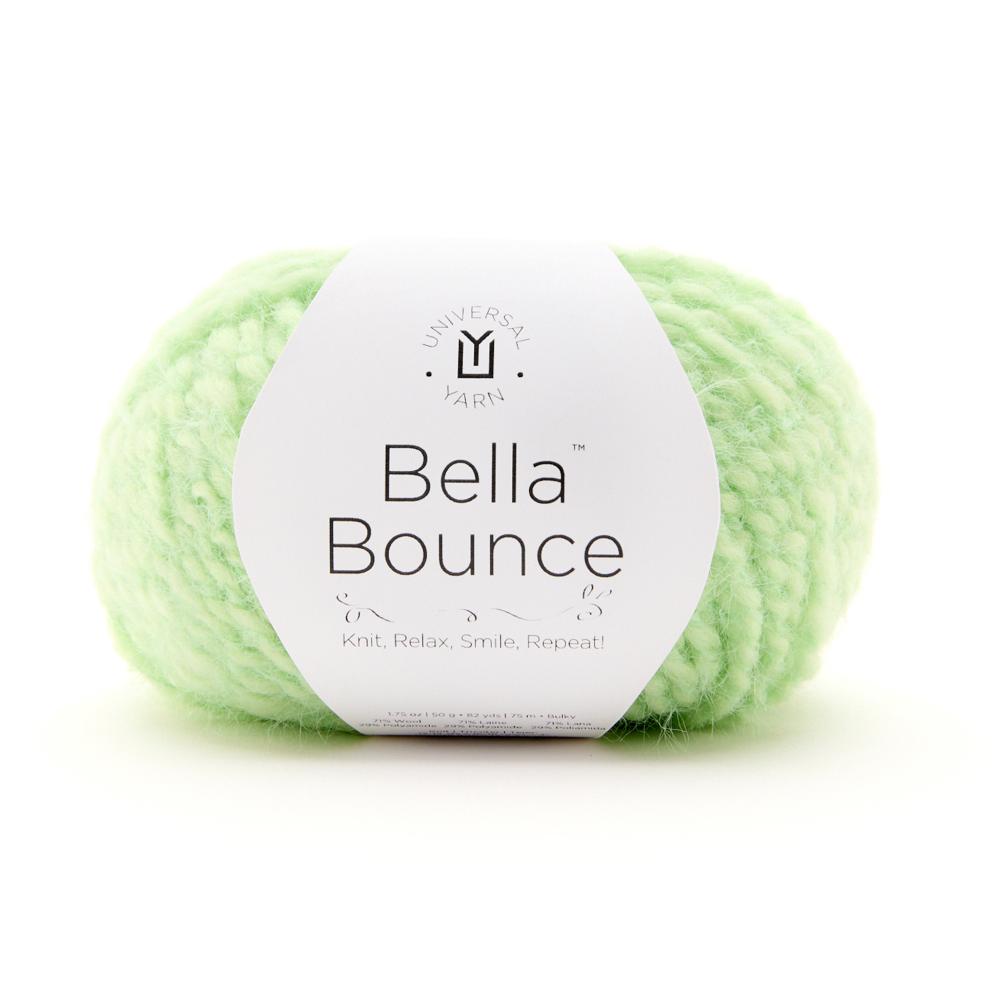 UNIVERSAL Bella Bounce #1801 Yarn - 50g - Bulky Weight 5 - 75m (82yds) - Honeydew