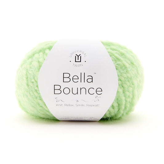 UNIVERSAL Bella Bounce #1801 Yarn - 50g - Bulky Weight 5 - 75m (82yds) - Honeydew