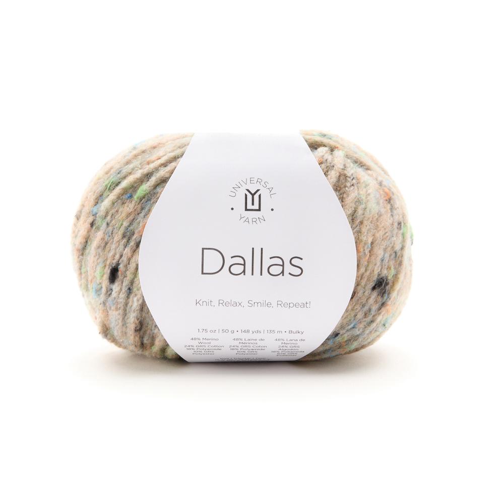 UNIVERSAL Dallas #1802 Yarn - 50g - Bulky Weight 5 - 135m (148yds) - Saddle