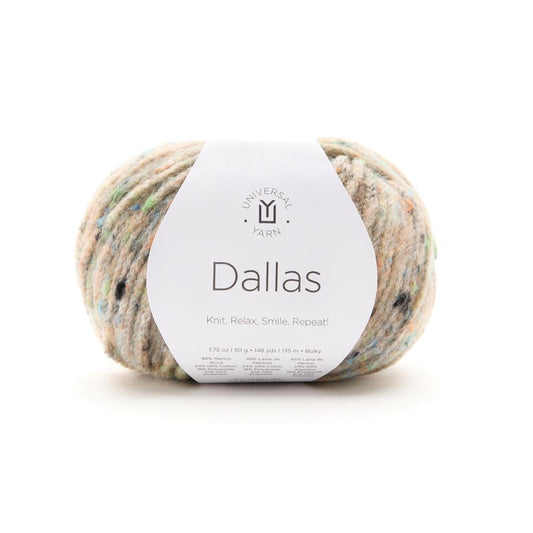 UNIVERSAL Dallas #1802 Yarn - 50g - Bulky Weight 5 - 135m (148yds) - Saddle
