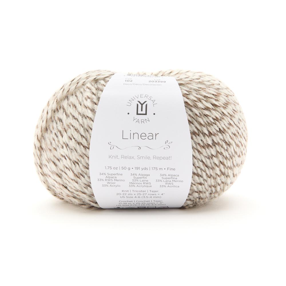 UNIVERSAL Linear #1803 Yarn - 50g - Fine Weight 2 - 175m (191yds) - Deco