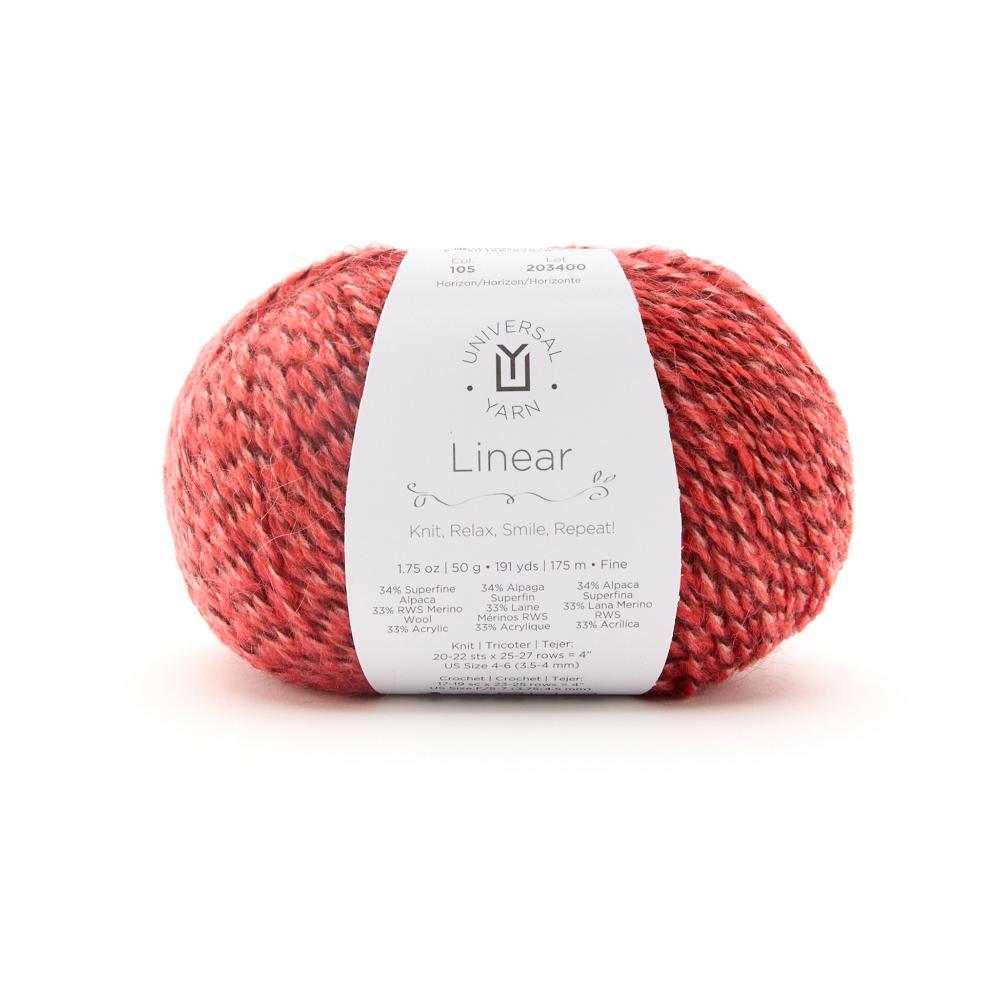 UNIVERSAL Linear #1803 Yarn - 50g - Fine Weight 2 - 175m (191yds) - Horizon