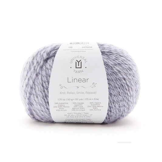 UNIVERSAL Linear #1803 Yarn - 50g - Fine Weight 2 - 175m (191yds) - Contemporary