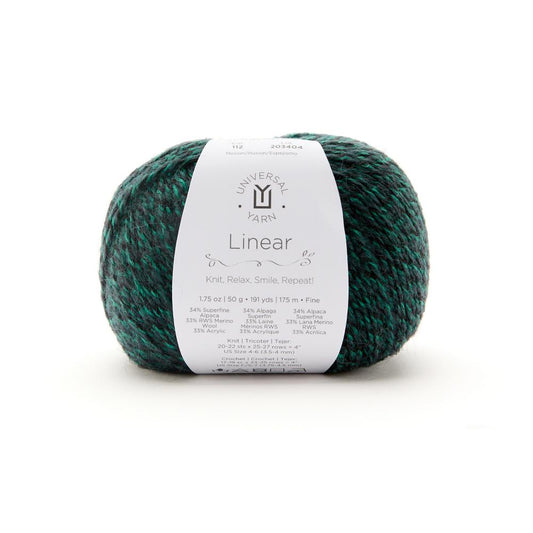 UNIVERSAL Linear #1803 Yarn - 50g - Fine Weight 2 - 175m (191yds) - Illusion