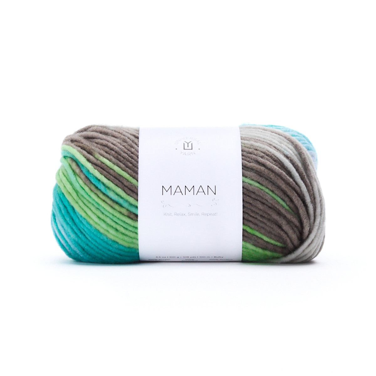 UNIVERSAL Maman #1804 Yarn - 100g - Bulky Weight 5 - 100m (109yds) - Island