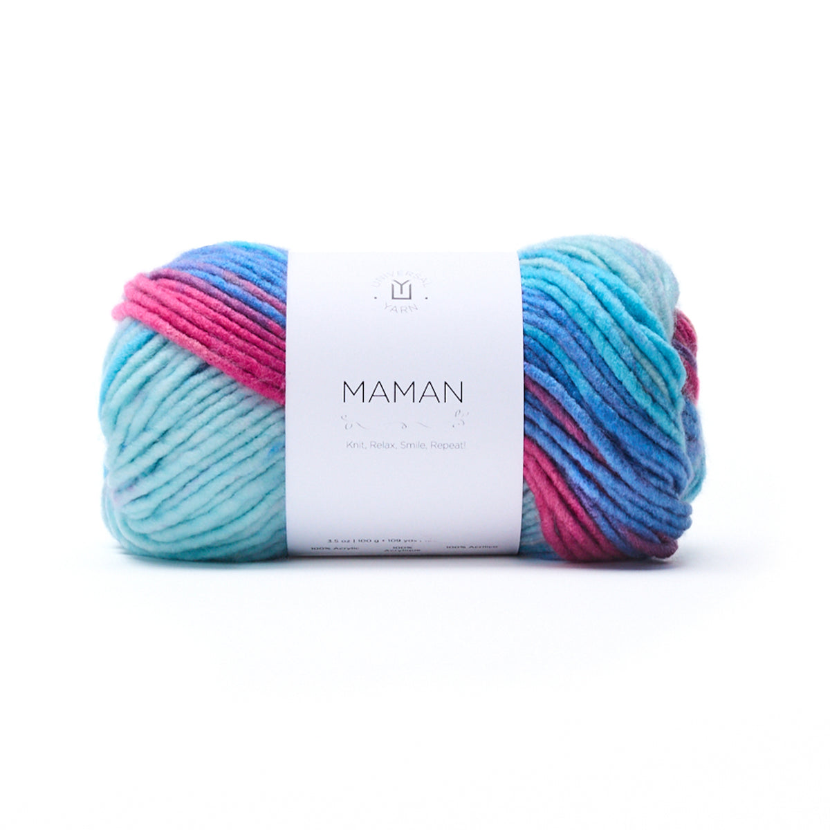 UNIVERSAL Maman #1804 Yarn - 100g - Bulky Weight 5 - 100m (109yds) - Sunset