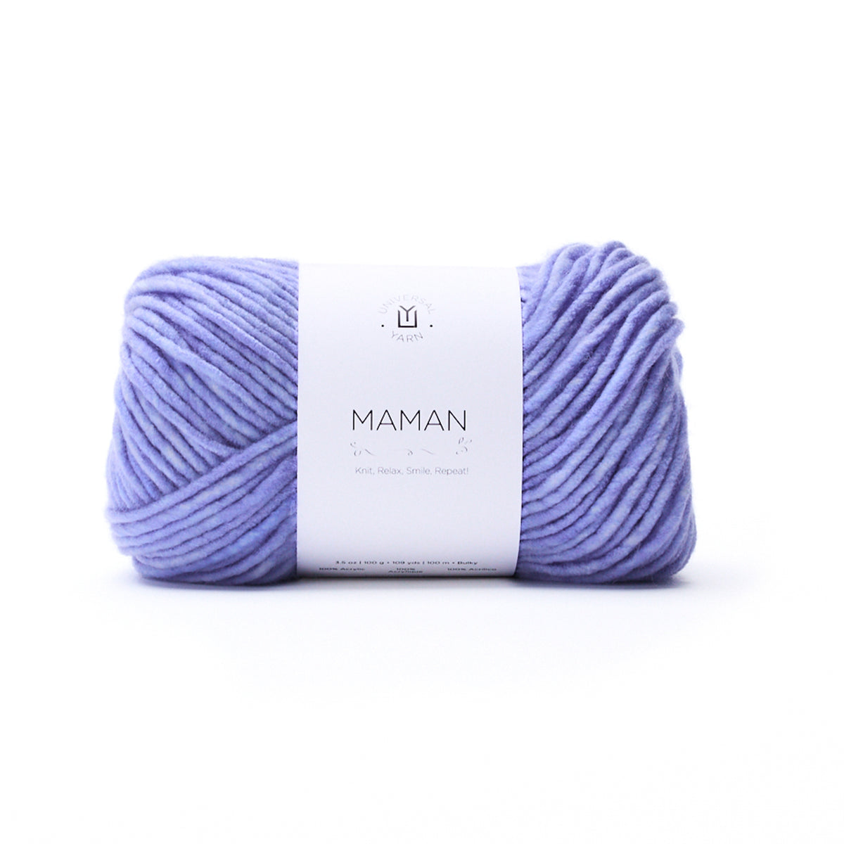 UNIVERSAL Maman #1804 Yarn - 100g - Bulky Weight 5 - 100m (109yds) - Sky