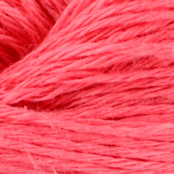 FIBRA NATURA Flax #1819 Linen Yarn, 50 g, 125 m (137 yds), Raspberry