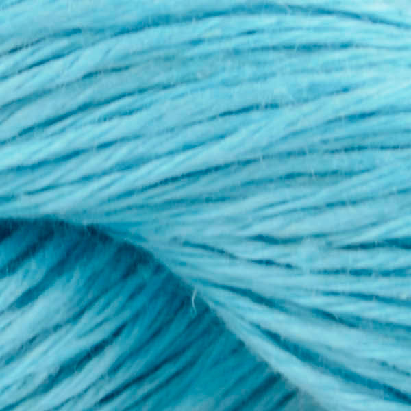 FIBRA NATURA Flax #1819 Linen Yarn, 50 g, 125 m (137 yds), Turquoise