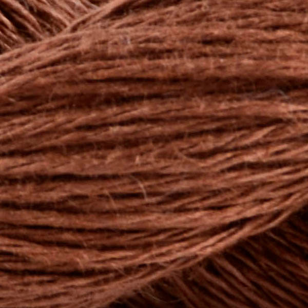 FIBRA NATURA Flax #1819 Linen Yarn, 50 g, 125 m (137 yds), Cocoa