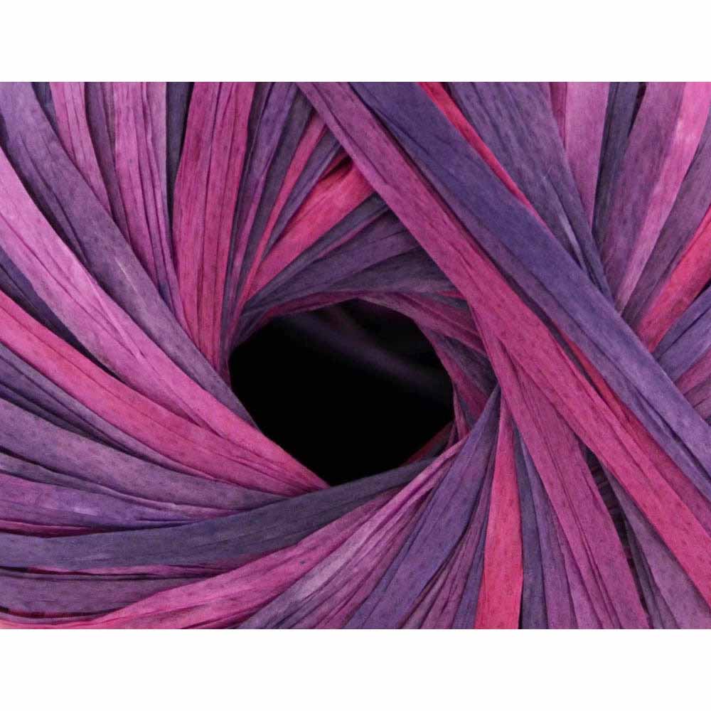 UNIVERSAL Yashi Iro raffia yarn Pink Flash 50 g / 113 m