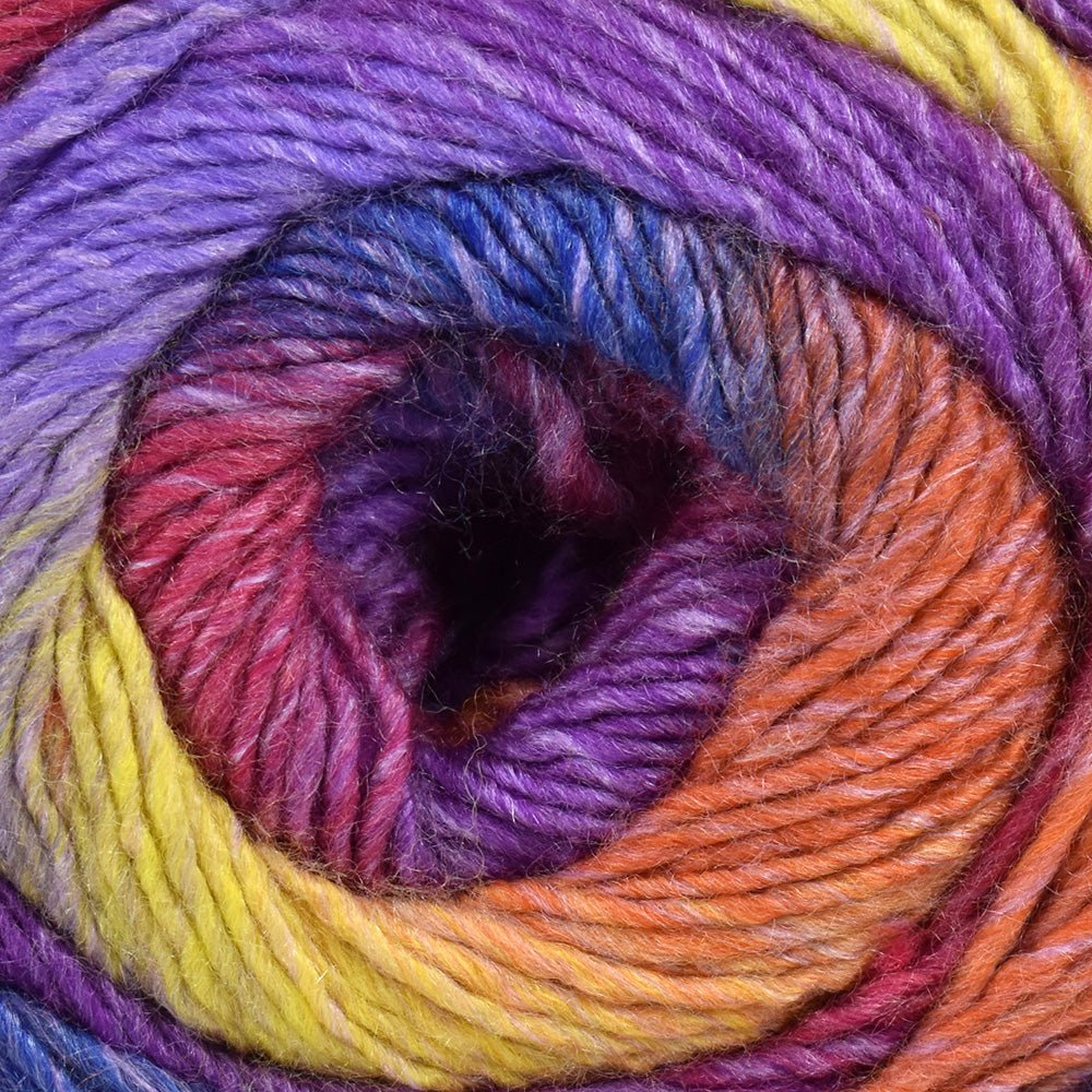 UNIVERSAL Colourburst Yarn, 200 G / 604 M, Tropical Sunset