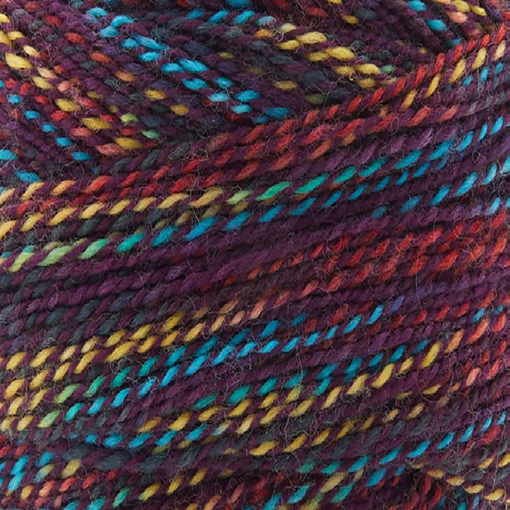 FIBRA NATURA Cobblestone Merino Yarn, 600 m, Mardi Gras