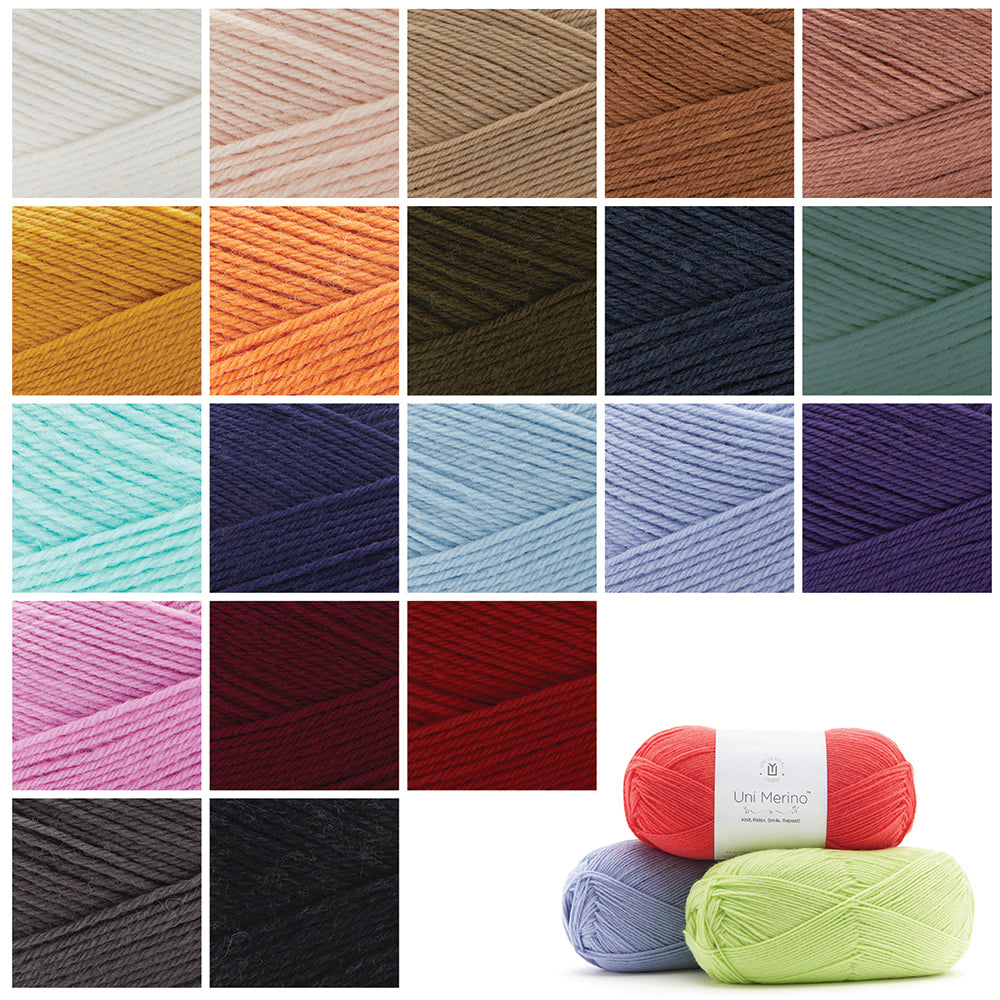 UNIVERSAL Uni Merino Taste Pack fingering yarn Earthly 100 g / 400 m