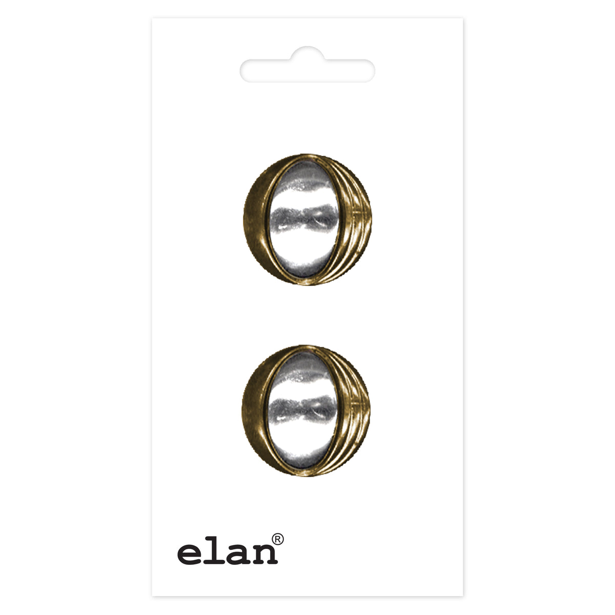 ELAN 2 Hole Button – 18 mm (3/4 in.) – 2 count