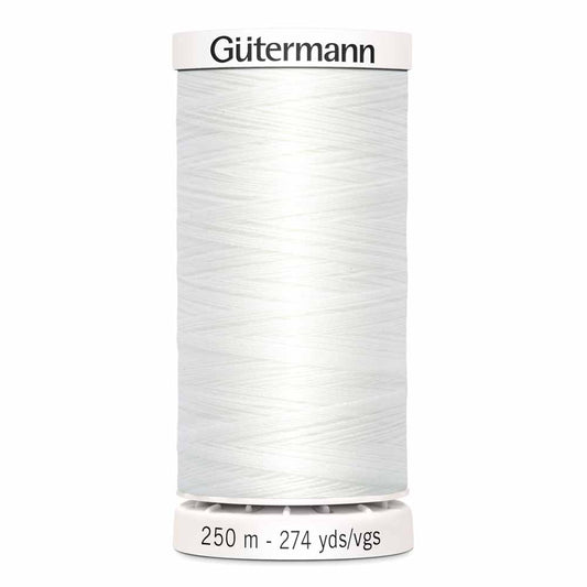 GÜTERMANN Sew-All Polyester Thread 250 m - Nu White