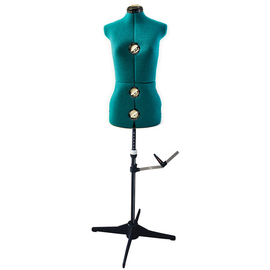 PANACHE Adjustable Dressform — Medium — Turquoise
