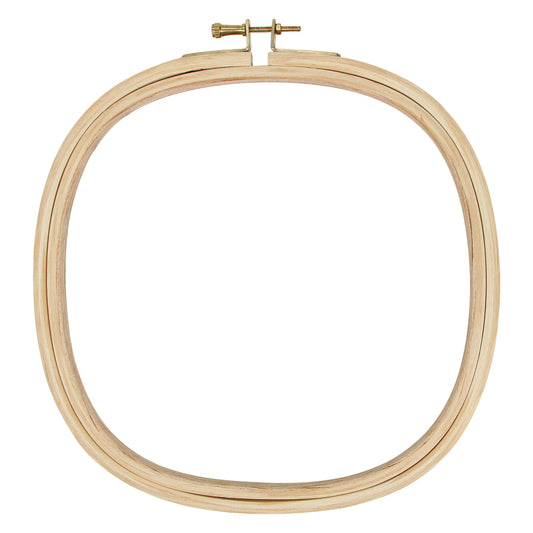 UNIQUE CRAFT Wood Embroidery Hoop — Square — 20 cm (8")