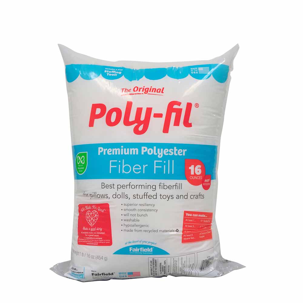 FAIRFIELD POLY-FIL Premium Fiber Fill 454 g (16 oz)