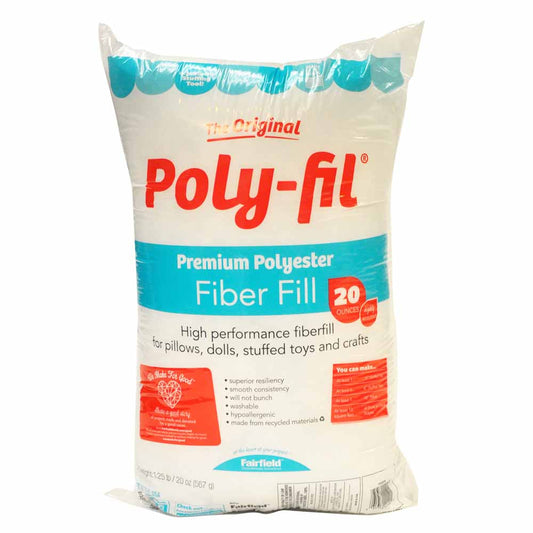 FAIRFIELD POLY-FIL Premium Fiber Fill 567 g (20 oz)