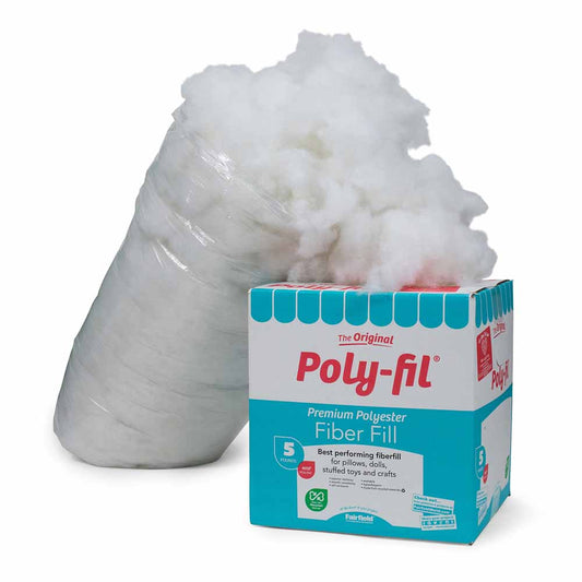 FAIRFIELD Poly-Fil® Premium Fiber Fill 5 lb (2.27 kg) Box